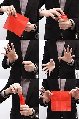 3x Thumb Tip Finger Fake Magic Trick Vinyl Toy Fun Joke Prank Vanish Red Si_>' • $13.35